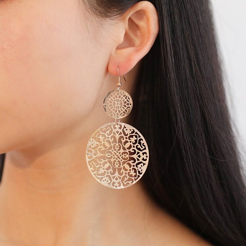 Boho Mandala Earrings