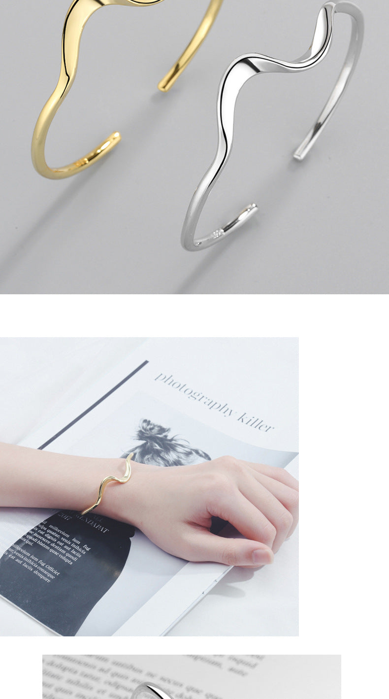 Minimalistic Bangle Bracelet, Bohemian Bracelet For Women
