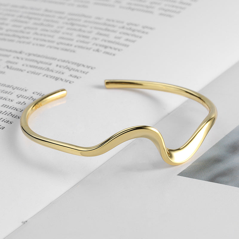 Minimalistic Bangle Bracelet, Bohemian Bracelet For Women