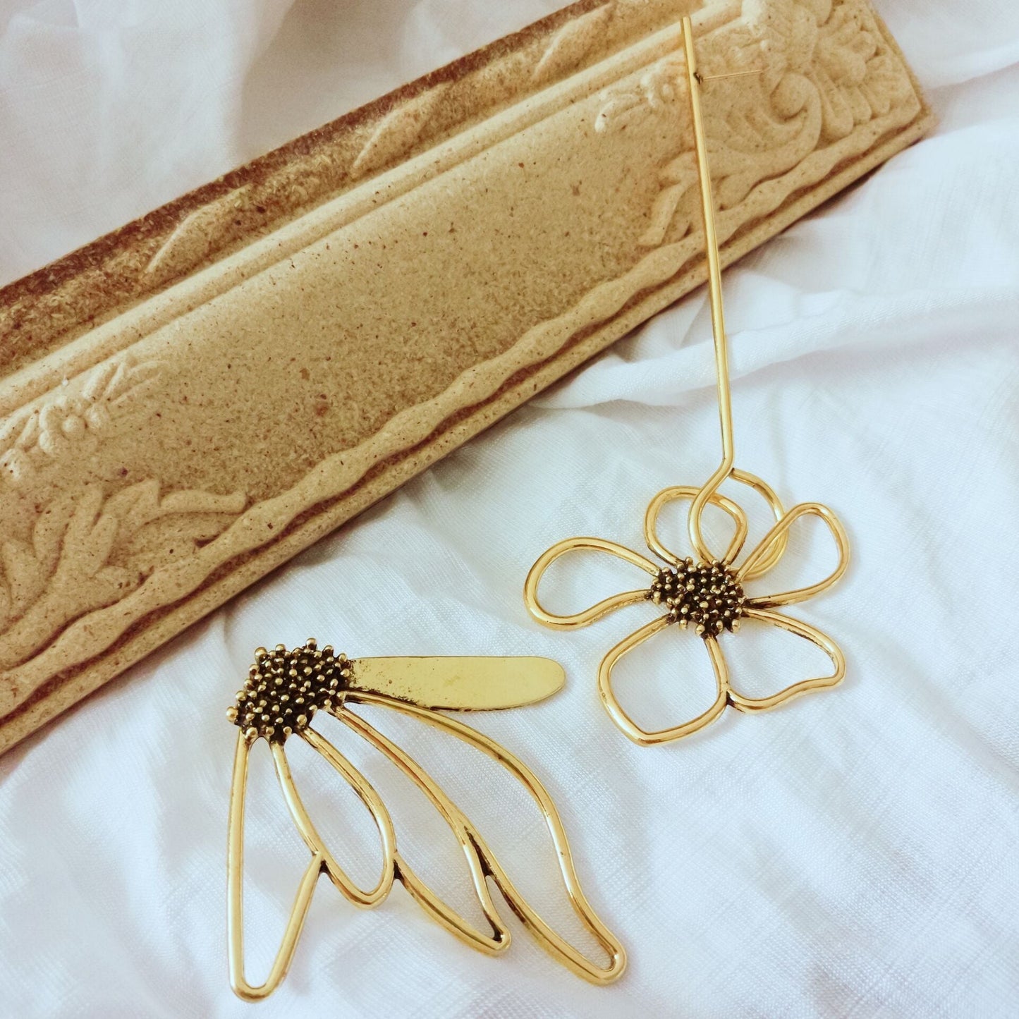 Asymmetric Butterfly Earrings