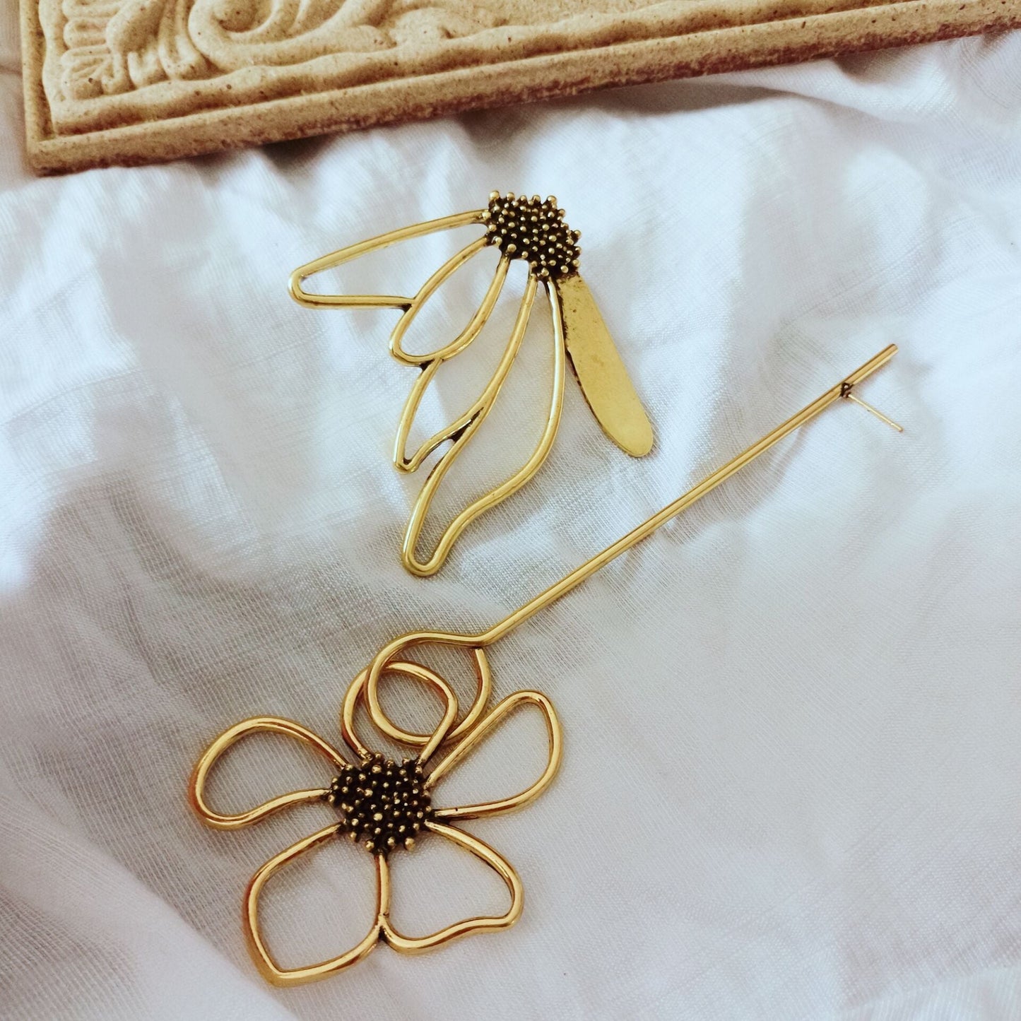 Asymmetric Butterfly Earrings