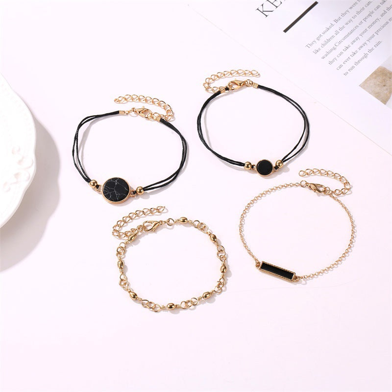 Set of 4 Chain Bracelets, Boho Bracelet