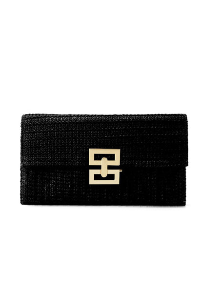 Straw Weave Clutch Bag