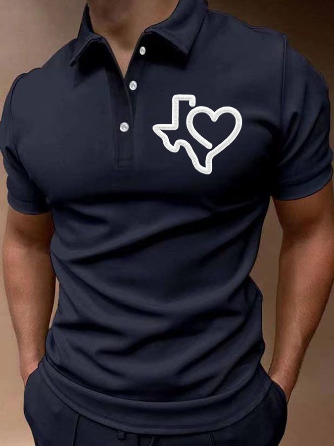 🙏💔Join us in praying for Texas.🙏Men's Texas Strong Polo Shirt