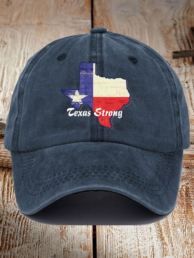 🙏💔Join us in praying for Texas.🙏Retro Texas Strong Print Baseball Cap