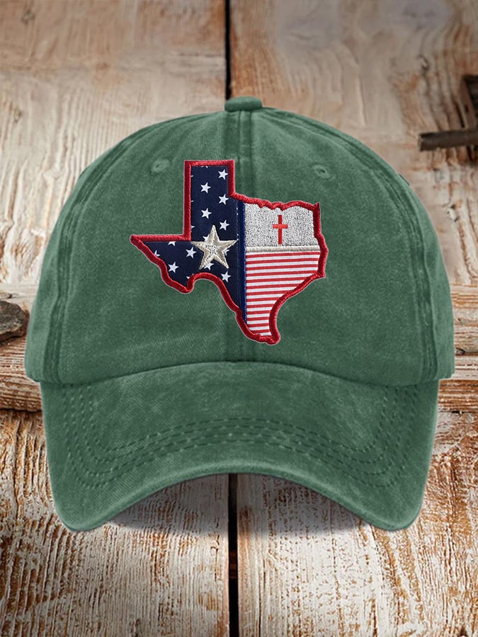 🙏💔Join us in praying for Texas.🙏Retro Texas Strong Faith Cross Print Baseball Cap