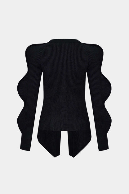 Solid Knit Button Cardigan
