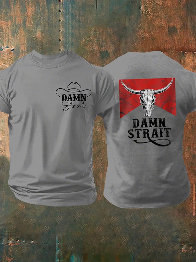 🙏💔Join us in praying for Texas.🙏Men's Damn Strait Country Music Fan T-shirt