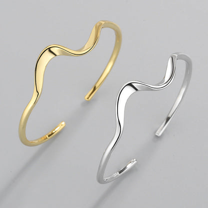Minimalistic Bangle Bracelet, Bohemian Bracelet For Women