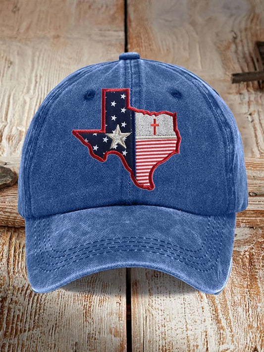 🙏💔Join us in praying for Texas.🙏Retro Texas Strong Faith Cross Print Baseball Cap
