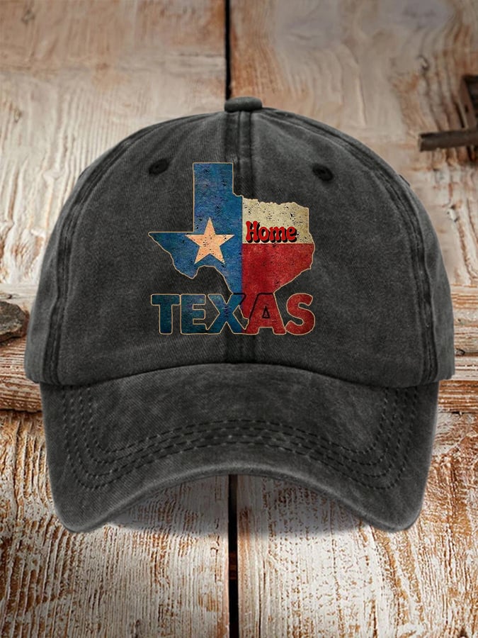 🙏💔Join us in praying for Texas.🙏Unisex casual retro Texas My Home washed cotton hat