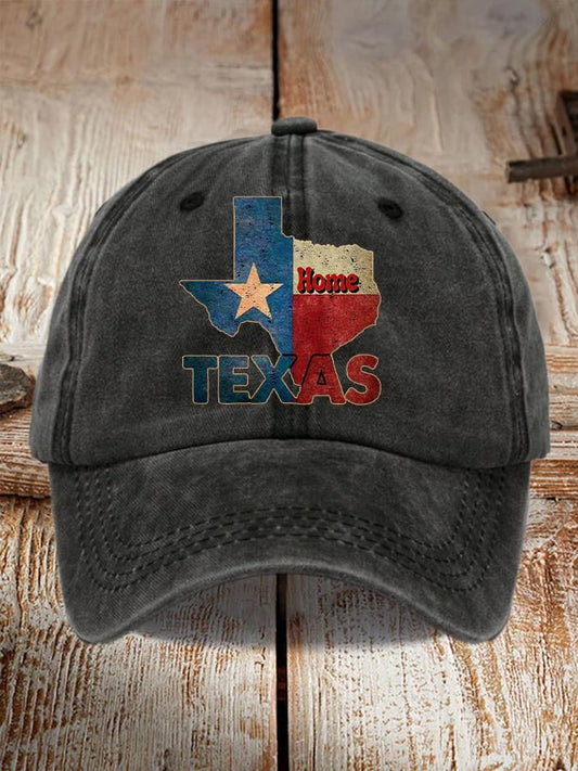 🙏💔Join us in praying for Texas.🙏Unisex casual retro Texas My Home washed cotton hat