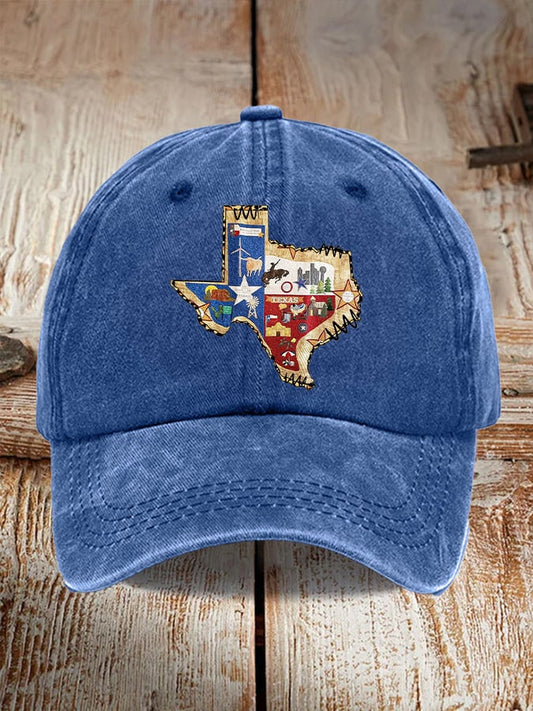 🙏💔Join us in praying for Texas.🙏Retro Texas Strong Print Baseball Cap