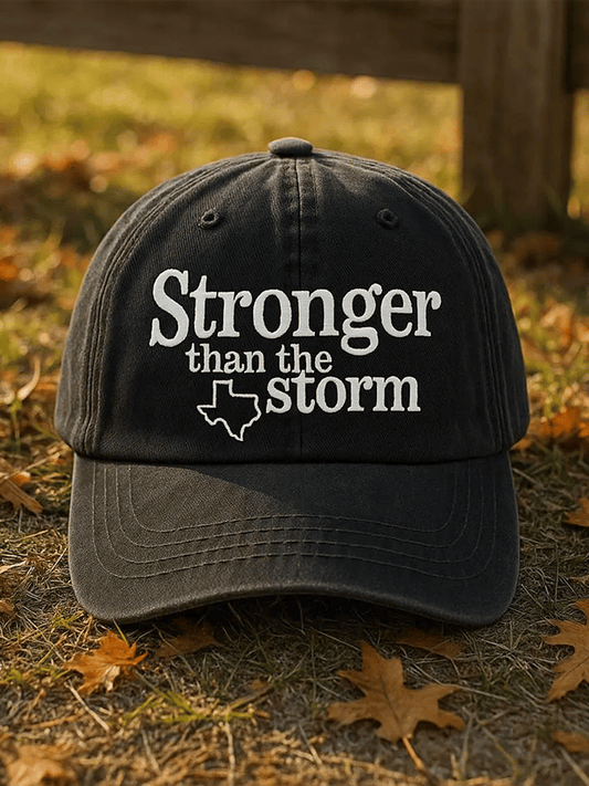 🙏💔Join us in praying for Texas.🙏Texas Stronger Than The Storm Printed Hat