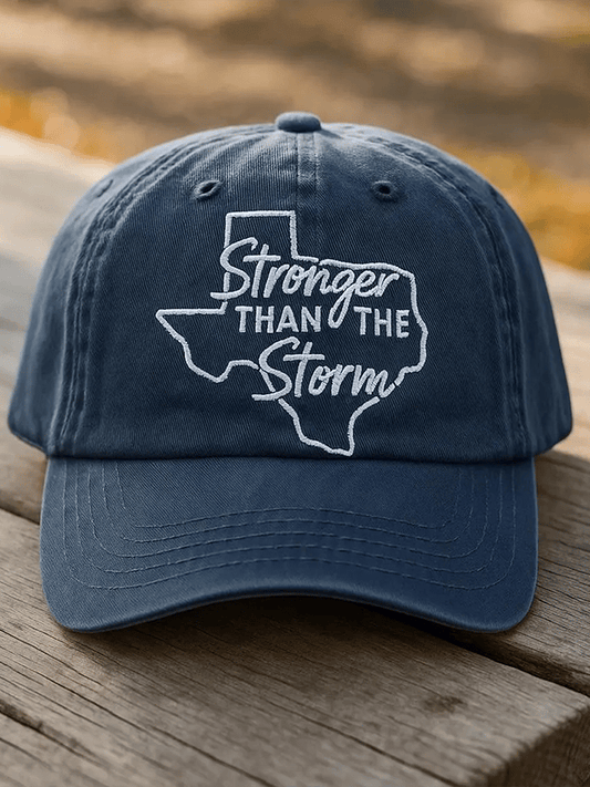 🙏💔Join us in praying for Texas.🙏Texas Stronger Than The Storm Printed Hat