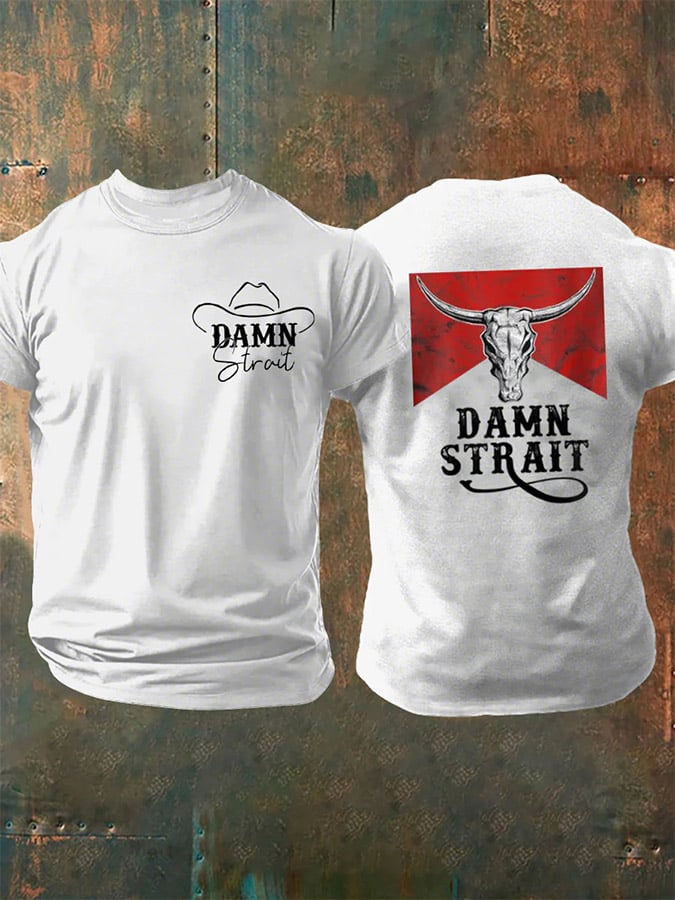 🙏💔Join us in praying for Texas.🙏Men's Damn Strait Country Music Fan T-shirt