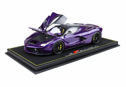 PRE ORDER BBR La Ferrari 1:18 scale Diecast Purple Dubai Viloa Vio