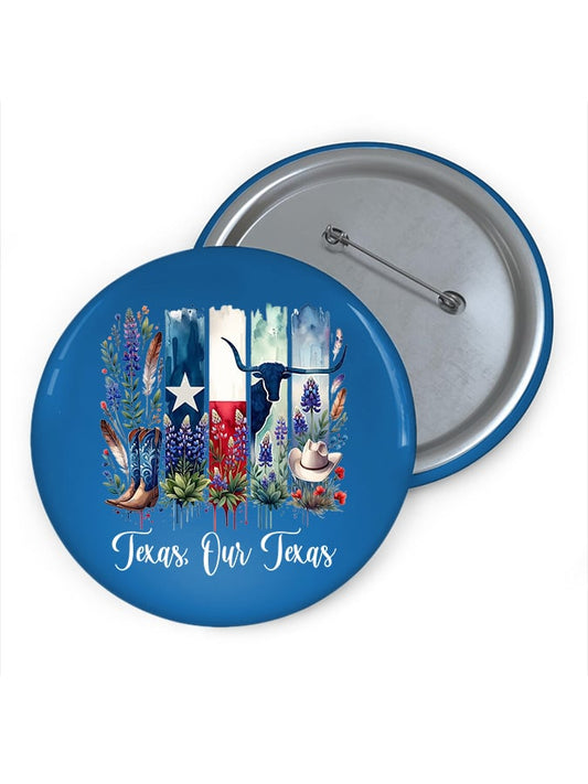 🙏💔Join us in praying for Texas.🙏Vintage Texas Strong Texas Our Texas Print Brooch