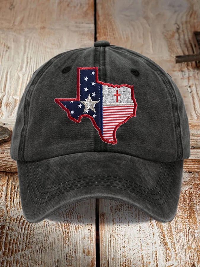 🙏💔Join us in praying for Texas.🙏Retro Texas Strong Faith Cross Print Baseball Cap