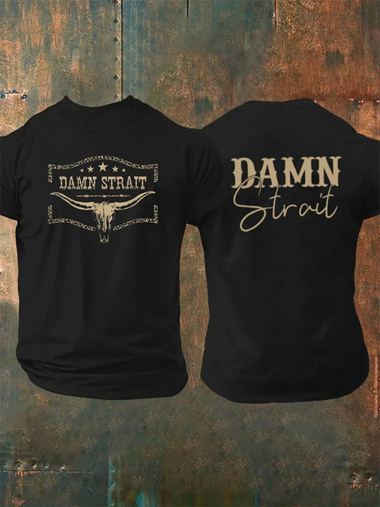 🙏💔Join us in praying for Texas.🙏Men's Damn Strait Country Music Fan T-shirt