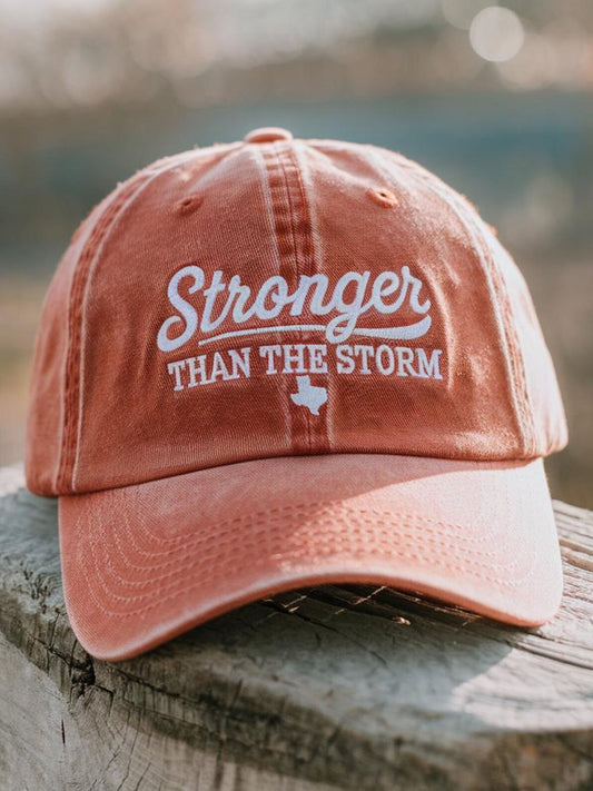 🙏💔Join us in praying for Texas.🙏Unisex Stronger Than The Storm Texas Strong Flood Disaster Relief Print Hat
