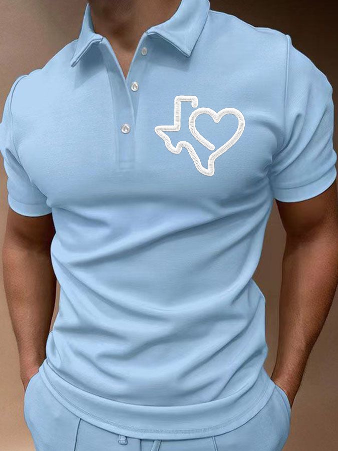 🙏💔Join us in praying for Texas.🙏Men's Texas Strong Polo Shirt