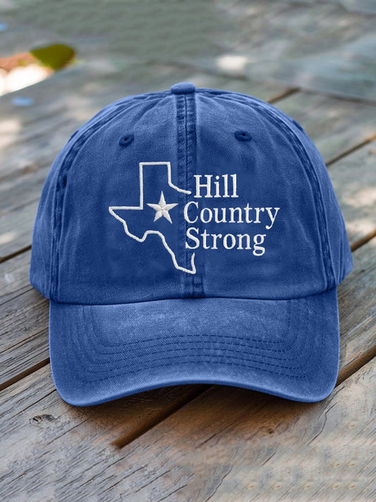 🙏💔Join us in praying for Texas.🙏Texas Strong Hill Country Printed Hat for Men and Women
