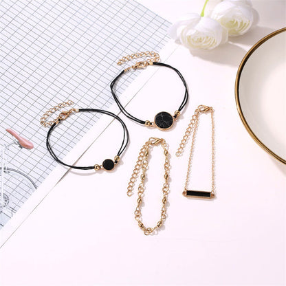 Set of 4 Chain Bracelets, Boho Bracelet